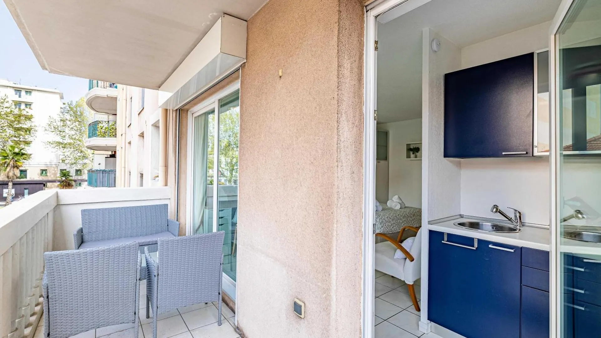 Apartment Charming Studio With Pool & Balcony -Heart Of Nice